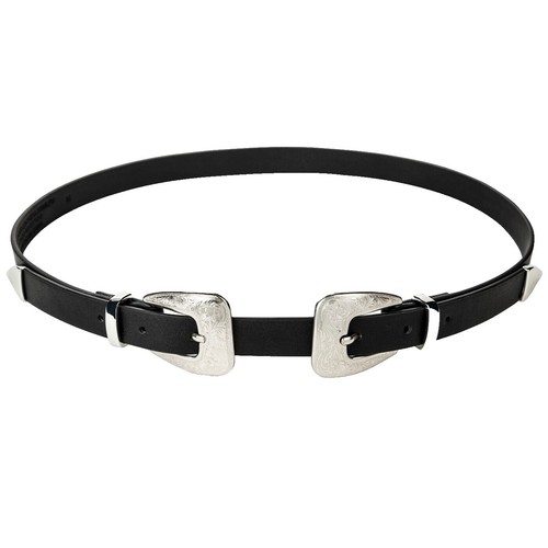 Y2K d.i.a. Star Buckle Chain Belt ベルト d.i.a. Star Buckle Chain Belt Black Faux Leather Y2K Waist
