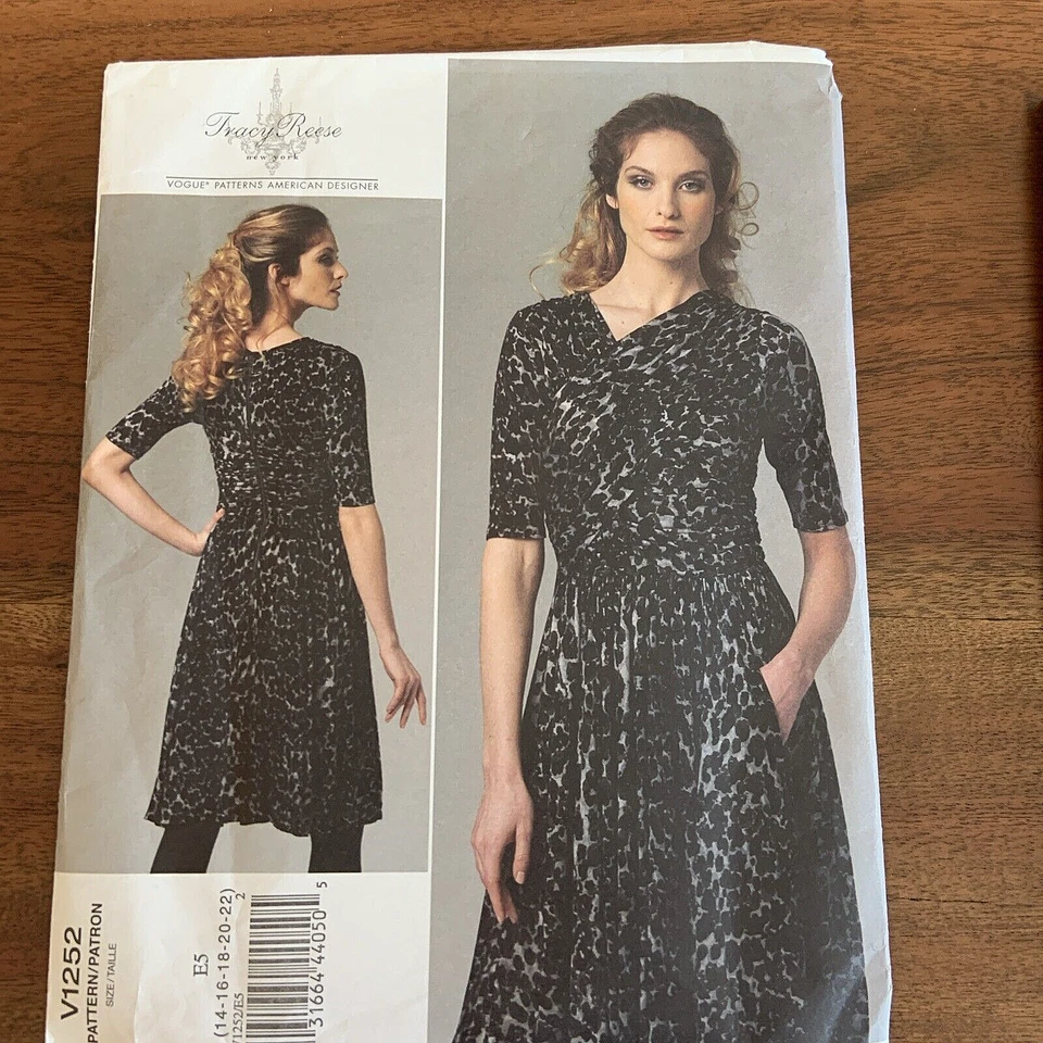 Tracy Reese Vogue American Designer Sewing Patterns V1252 or V1190 - Image 2 of 4