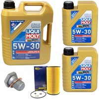 MotoröL Set 5W-30 Liqui Moly 7 Liter + ÖLfilter + Schraube FüR BMW 3Er E36 5Er