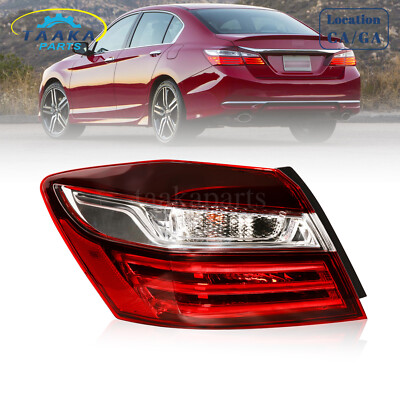 Outer Tail Light For 2016 2017 Honda Accord Left Driver Side  Outer Brake Lamp
