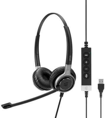EPOS IMPACT SC 660 ANC Double-Sided USB wired Business Computer Headset 1000650