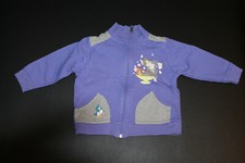 Sweat-shirt fille sweat-cardigan pull Tom et Jerry taille 86-92 violet (32)