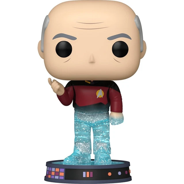 Funko Pop Plus Star Trek: Jean Luc Picard (Teleporting) Figure #1687 + Protector