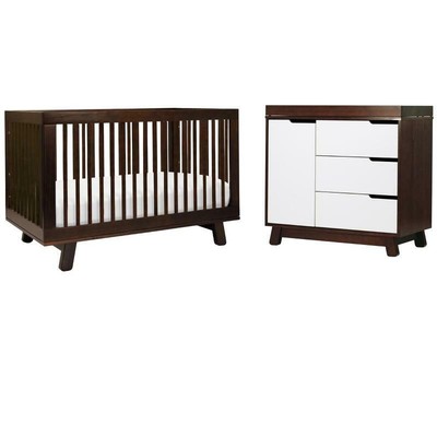 4 In 1 Convertible Crib And Dresser With Changing Table Set In