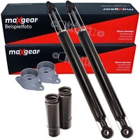 2X Maxgear StoßDäMpfer + Domlager Service-Kit Hinten FüR Ford Fiesta 6 1.0-1.6D