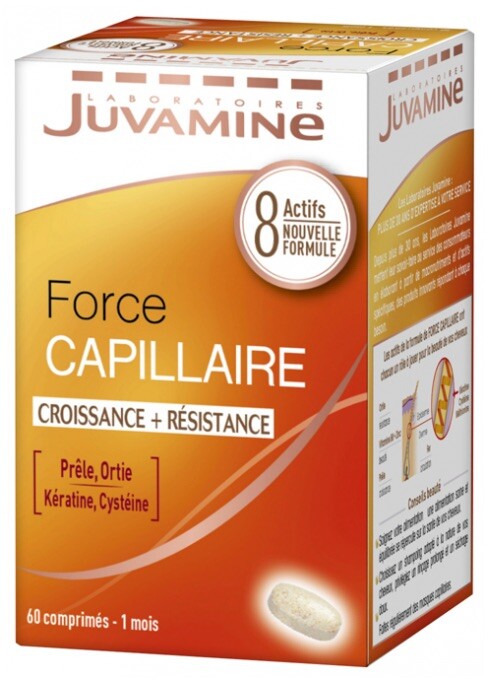 JUVAMINE cheveux croissance et résistance - Complément capillaire 120 gélules