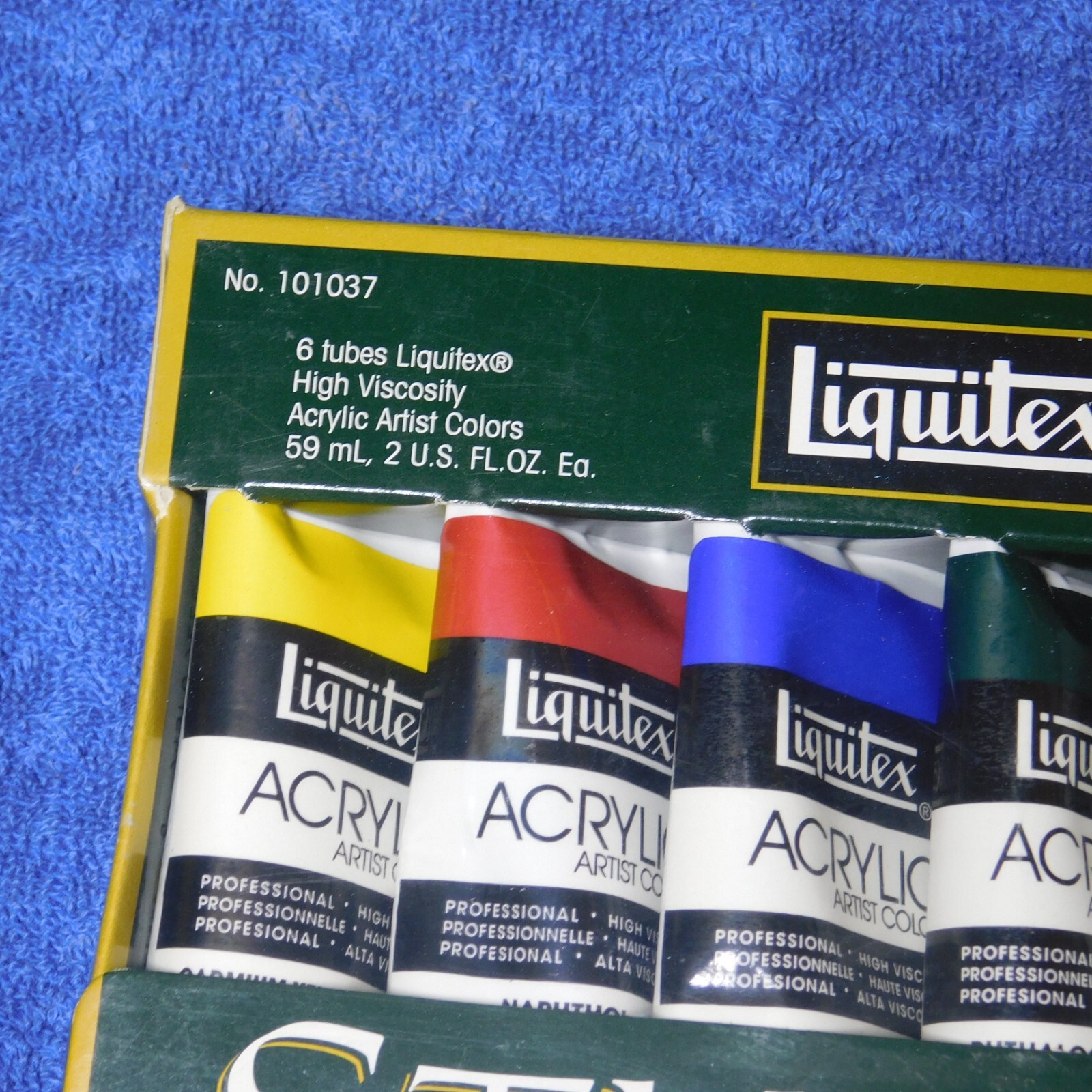 Liquitex High Viscosity Acrylic Artist Colors Paint STUDIO 6 Tubes 59ml 2oz 2001 eBay