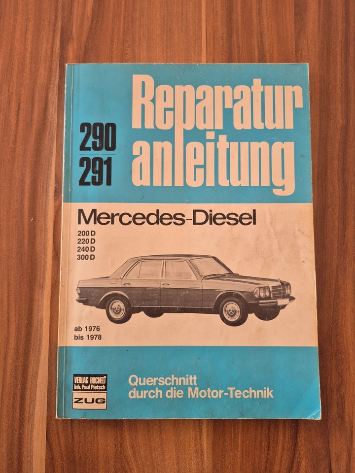 Reparaturanleitung Mercedes Benz W 123,200D-300D,Bj.76-78 - Bild 1 von 4