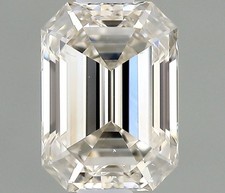 0.30 Ct Natural J/SI Diamond Loose Emerald Cut GIA Certified Untreated 4x3 mm 861.80 per carat