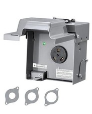 30 Amp RV Outlet Box, Weatherproof Power Box with 30 Amp RV 30 Amp TT-30R
