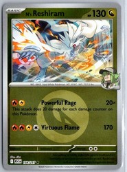 N's Reshiram (Energy Symbol Pattern) 154/217 Ascended Heroes Reverse Holo