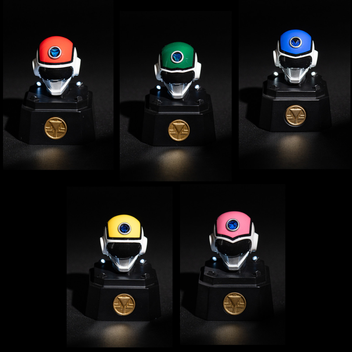 Flashman Super Sentai Prism Flash Morpher Changer Head Light Set