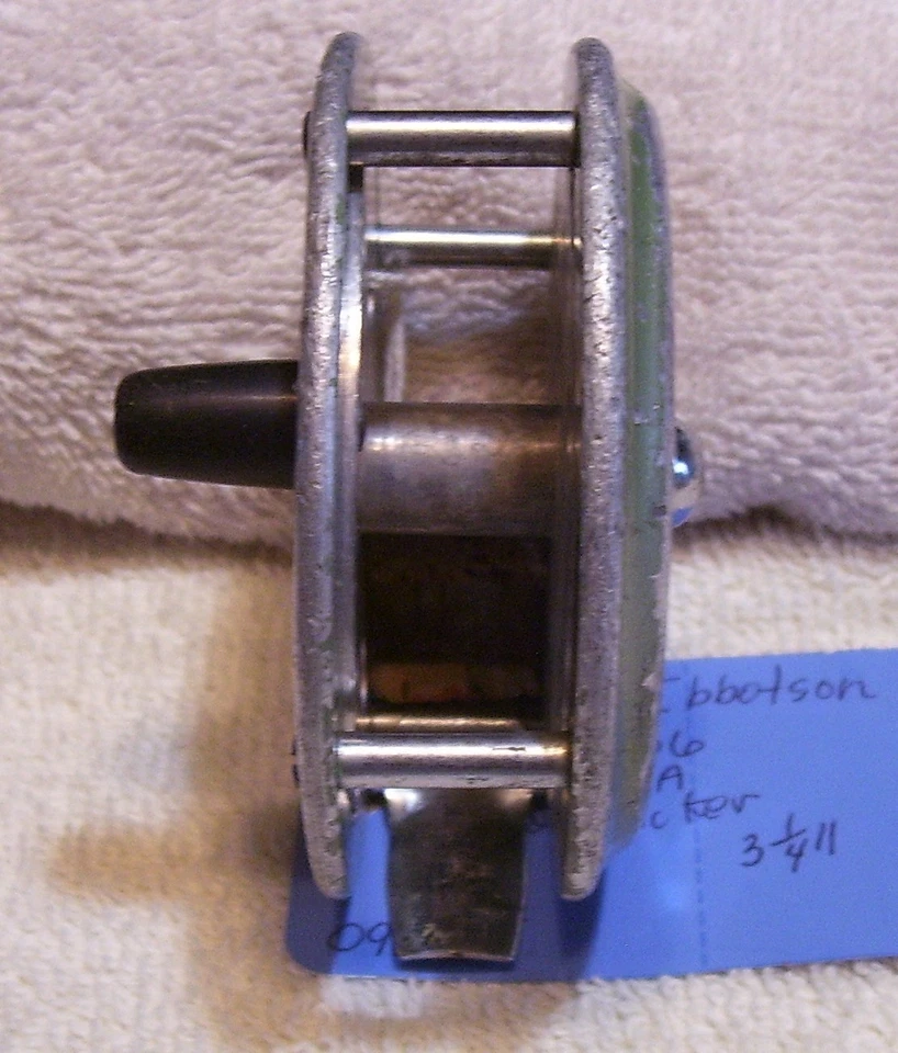 091025 VINTAGE HORROCKS IBBOTSON 1106 FLY REEL ETIQUETA DE LEITURA - Imagem 3 de 4