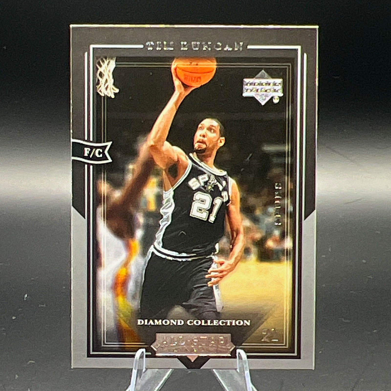 Upper Deck 2003-04 Diamond Collection Tim Duncan San Antonio Spurs #77 NBA Card