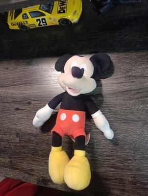 Disney Junior Mickey Mouse 10  Vintage Plush Mickey Near Mint Free Shipping
