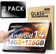 2 PCS Glass Screen Protector For UGRIHACH A7 Tablet 11" 2025 Case Friendly