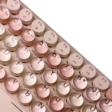 Keyboard Stickers for Long Nails, 120Pcs Raised Keyboard Bubbles for Women, Clea