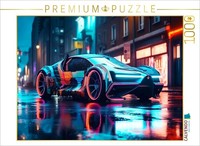 Calvendo Puzzle Futuristic Journey | 1000 Pieces, Finished Size 25.2 × 18.9 In (