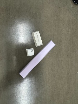 YUNZII AL80 Purple/Beige/White Keycaps (80 pieces). Keyboard keycaps.