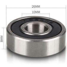 Bicycle Bearings Bike Wheel Hub Bearings Bike Headset 6000-2RS 6000ZZ Steel
