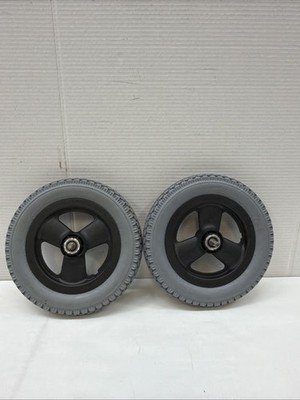Primo Power Express Tires 3 Spoke 12-1/2 x 2-1/4'' 1/2'' Axle 62-203 Sold As Pair