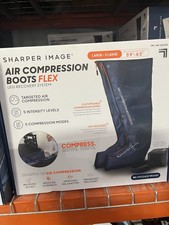 Sharper Image Air Compression Boots Flex, Large/XLarge - New-Open Box