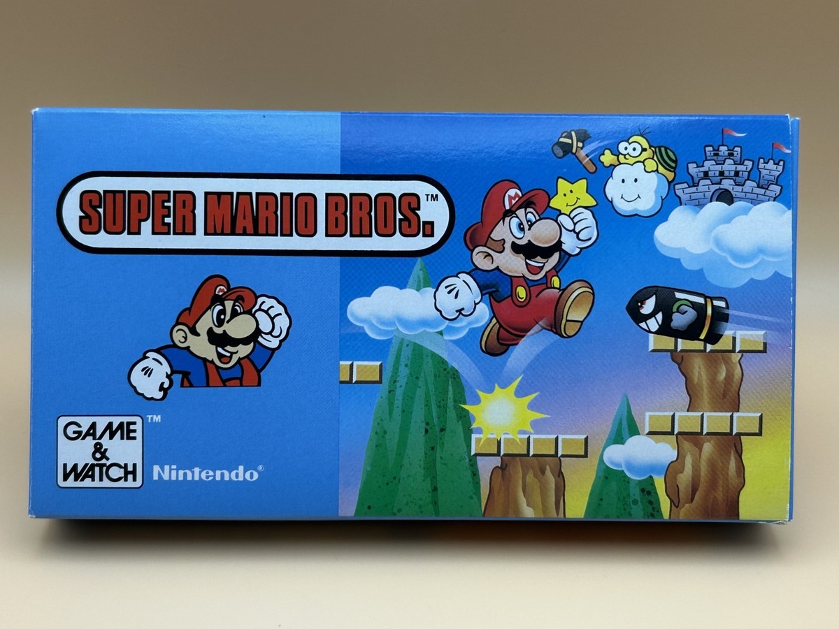 Nintendo Game & Watch SUPER MARIO BROS. YM-105 1988 New Old Stock
