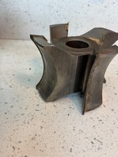 Large 4 Flute Carbide Tipped Shaper Molder Cutter Knife 1 1/4" Bore 3 1/2" Tall