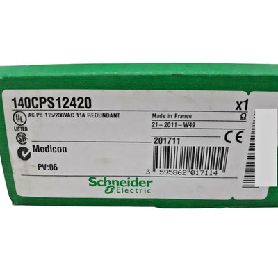 Schneider Electric 140CPS12420 Modicon AC Power Supply 140-CPS-124-20 NEW