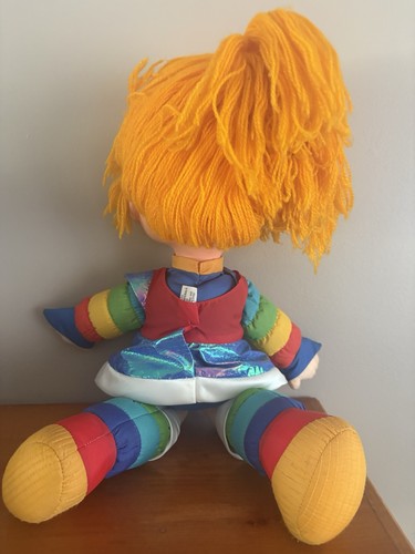 Muñeca de peluche Rainbow Brite 1983 vintage 18" sello Mattel - Imagen 4 de 7