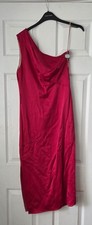 Peter Pilotto One Arm Pink Satin Dress Occasions Wedding Party Size 6 Womens