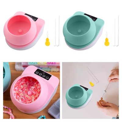 Electric Bead Spinner Clay Beads Spinner Beading Machine Bead Stringing Tool for