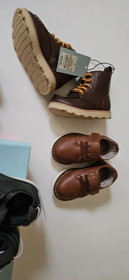 Cat & Jack NUEVO NUEVO CON ETIQUETAS 5 Target Niños Bebé Zapatos Botas Otoño Invierno Lote TD1-12 Foto 3 de 3