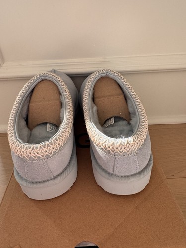 UGG Women's Tasman Slippers Sea Foam Light Blue Color Size 8 New 💯 Authentic - Picture 3 of 6
