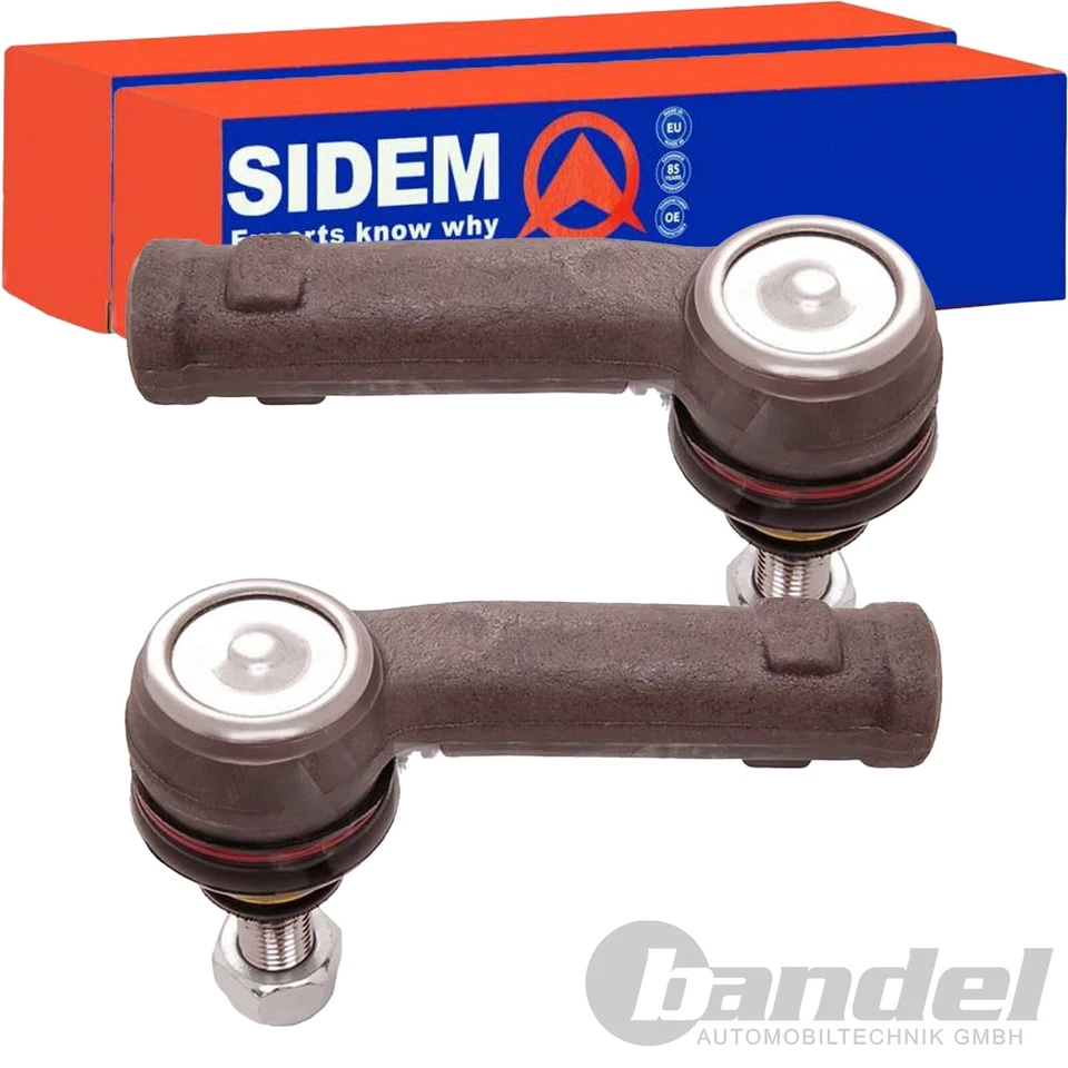 2x SIDEM Têtes de Rotule de Direction Convient pour Audi A2 A3 Seat Octavia - Photo 1/4