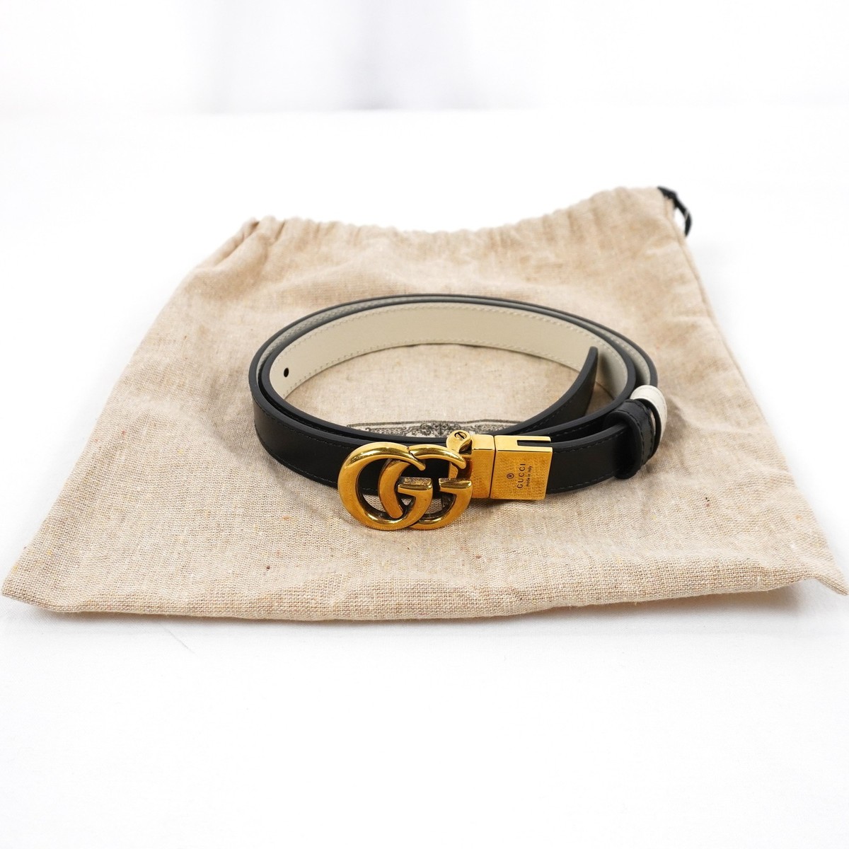 GG MARMONT REVERSIBLE BELT Authentic GUCCI GG Marmont reversible belt | REVERSIBLE main image 2