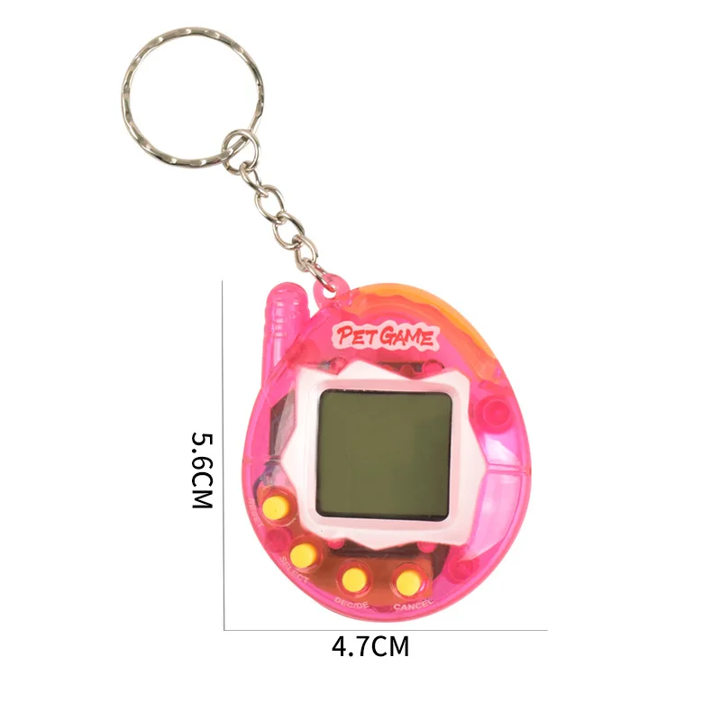 168-in-1 Virtual Cyber Pet Toy - Transparent Nostalgic Electronic