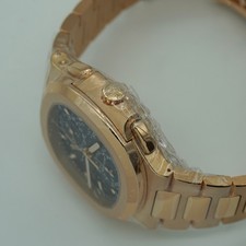 Patek Philippe Nautilus 5990/1R Travel Time Chronograph 2022 Blue Dial 3