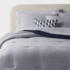 8pc Chambray Comforter and Sheet Set - Threshold