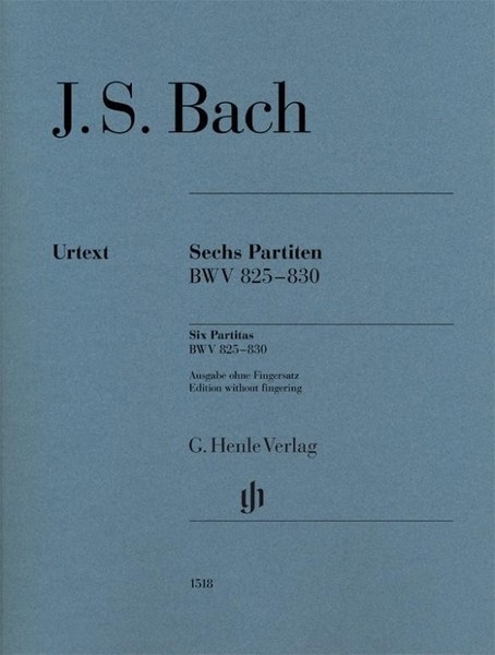Bach, Johann Sebastian - Sechs Partiten Bwv 825-830 Johann Sebastian Bach-image