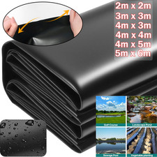 Pond Liner 2m-6m Extra Thick Durable Strong Fish Friendly Heavy Duty Membrane