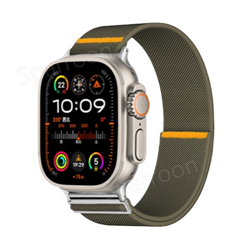 NEW Elastic Nylon Loop Strap Band For Apple Watch Series 10 9 8 7 6 5 Ultra 2 SE - Picture 54 of 107
