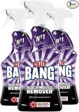 Cillit Bang Black Mould Remover Spray 750ml Pack of 3 Removes Mould & Mildew 6.72 per litre