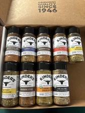 (4 Pack) Variety Pack Kinder's Seasoning 3.5oz each bottle. (NO.2)