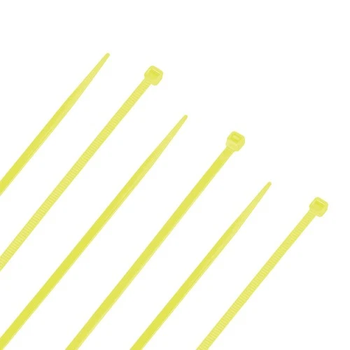 NavePoint 15 Inch Nylon Yellow Cable Ties 40 Lbs 100 Pack