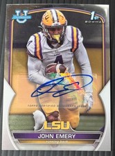 2022 Bowman University Chrome - Chrome Prospect Autographs John Emery Jr. RC