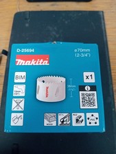 70mm holesaw makita
