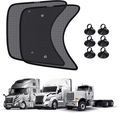 2PCS 23''*21.6'' Side Window Shades for Semi Truck/Heavy Duty Truck - Freightlin