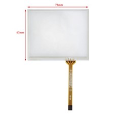 3.5 inch 4 wire Resistive Touch Screen 76 63mm Glass Panel