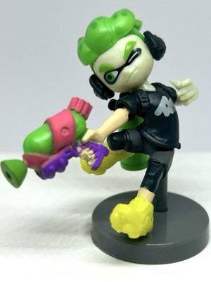 Splatoon 2 Choco Egg Figur - Boy Neon Green Ver. - Japan Exclusive Toy Limited